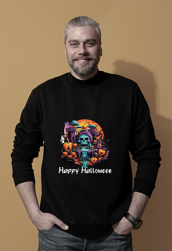 Sweat sans capuche homme Halloween